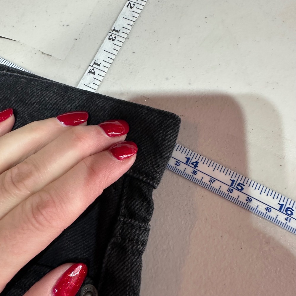 Reformation Jet Black Straight Leg Jeans - Picture 9 of 11